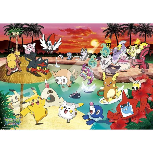 500ピース ジグソーパズル ポケットモンスター サン ムーン サン ムーン 子ども アローラサンセット ラージピース 51x73 5cm ハロー店