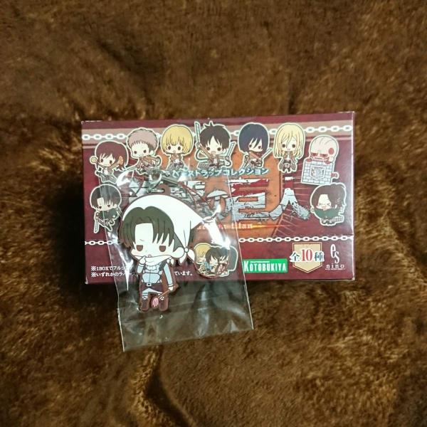 コトブキヤ ラバーストラップコレクション 進撃の巨人 安売り リヴァイ お掃除ver Levi 限定 お掃除兵長 ラバスト