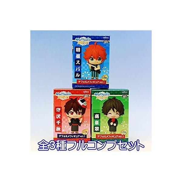 保障 あんさんぶるスターズ デフォルメフィギュアvol 1 あんスタ アニメ キャラクター プライズ グッズ 全３種フルコンプセット タイトー