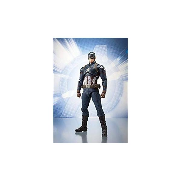 S H フィギュアーツ アベンジャーズ キャプテン アメリカ アベンジャーズ 約150mm エンドゲーム アメコミ フィギュア 約150mm Pvc Abs製 塗装済み可動フ ハロー店