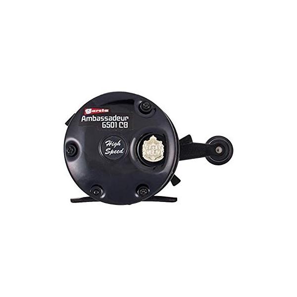 アブガルシア Abu Garcia ベイトリール アンバサダー 手数料無料 6501cb ブラック Factory Tuned 雷魚 バス釣り