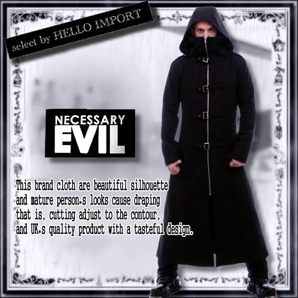 再無 生産終了 購買 超 ロングコート ゴシック ファッション メンズ 黒 再入荷 ウール混 ゴス 送料無料 服 Rfa011