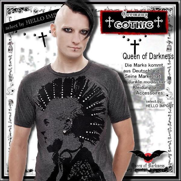 再無 生産終了 ゴシック パンク メンズ 半袖 Tシャツ モヒカン ピアスt ファッション 服 灰 M L相当 Rfa150 Buyee Buyee 日本の通販商品 オークションの代理入札 代理購入