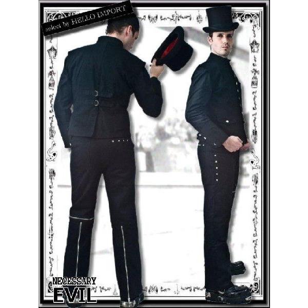 ベスト ゴシック ファッション メンズ ご予約品 服 ブラック Rfa235 ゴス 送料無料 黒 再入荷