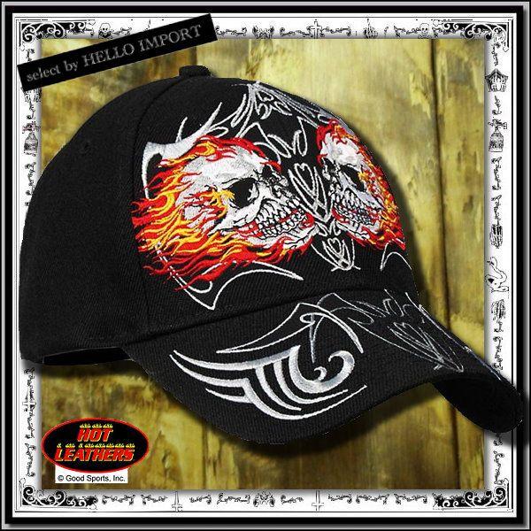 即納 バイカーファッション メンズ キャップ 帽子 刺繍 燃える髑髏 再入荷 Rfh095 Rfh095 Hello Import 通販 Yahoo ショッピング