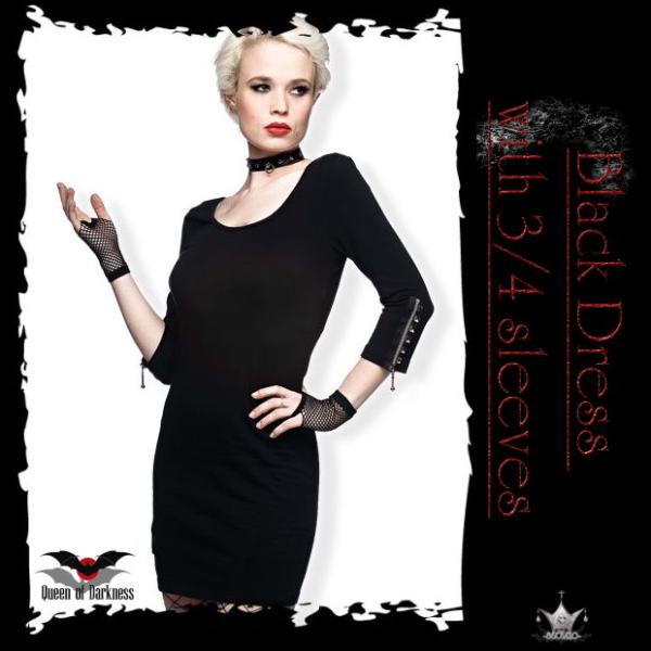 ゴシック 服 パンク 黒 ワンピース 7分袖 ジャーマン 送料無料 Wow096 Wow096 Hello Import 通販 Yahoo ショッピング