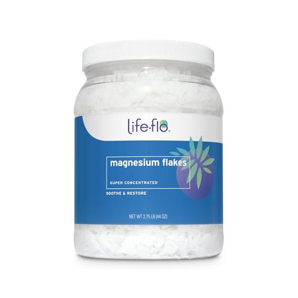 Life-flo ピュア マグネシウム フレーク、超濃縮、2.75ポンド（44オンス）