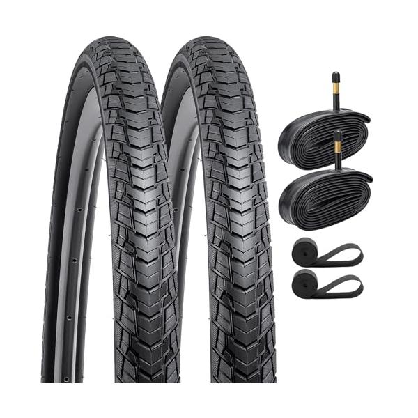 YunSCM 2本セット700 38c タイヤ700x38c 40-622 自転車タイヤ + 700x35