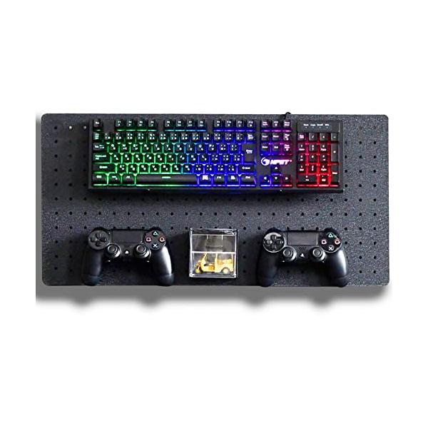 他サイト： [ドリームウェア] 有孔ボード スチール製(マグネット対応) 孔間隔25mm 穴径5mm 幅600×高さ300×厚み1mm 全体耐荷重10kg 組立の商品画像