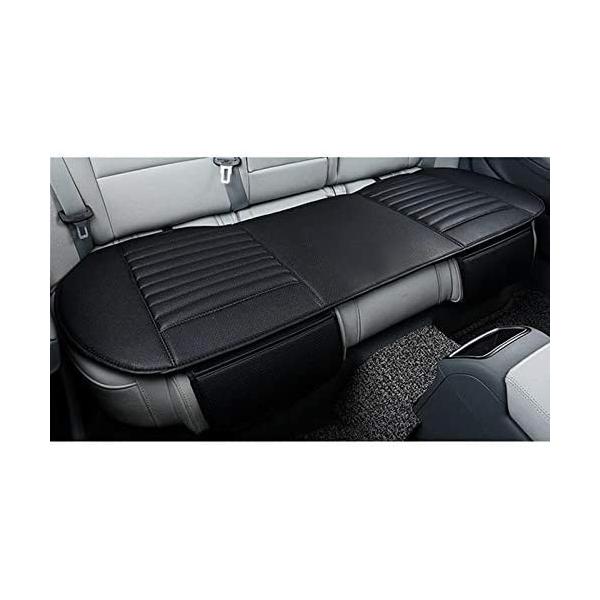 Honcenmax 四季 車用 シートカバーセットカバー 座布団 シートクッション 座席シートカーシートpuレザー 竹炭 後部座席用1枚 Www Iainlangsa Ac Id