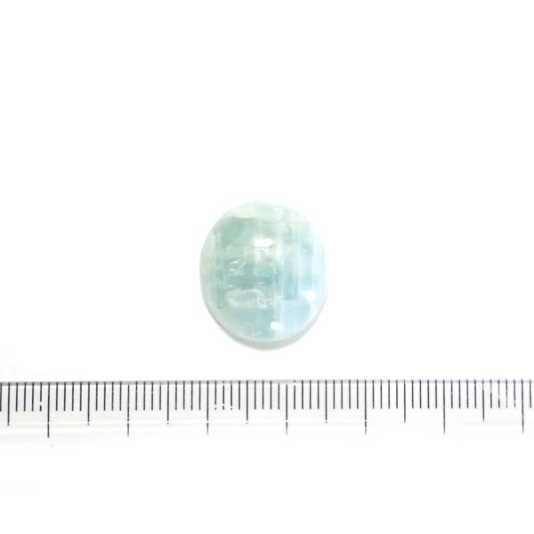 1229-『天然石ルース』 アクアマリン（ホール無） 約18x16．5mm  