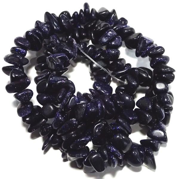 1997 天然石 ころころ ブルーサンドストーン 合成 約３９cm １本 1997 Hello Space Beads Land 通販 Yahoo ショッピング