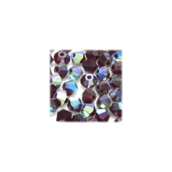 2097-SB3GA-AB スワロフスキー 3mmソロバン ガーネットオーロラ 25個/1