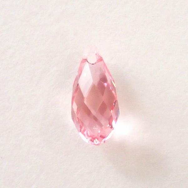 22007-クリスタルガラス ＃6010 ライトローズ 13x6．5mm 1個