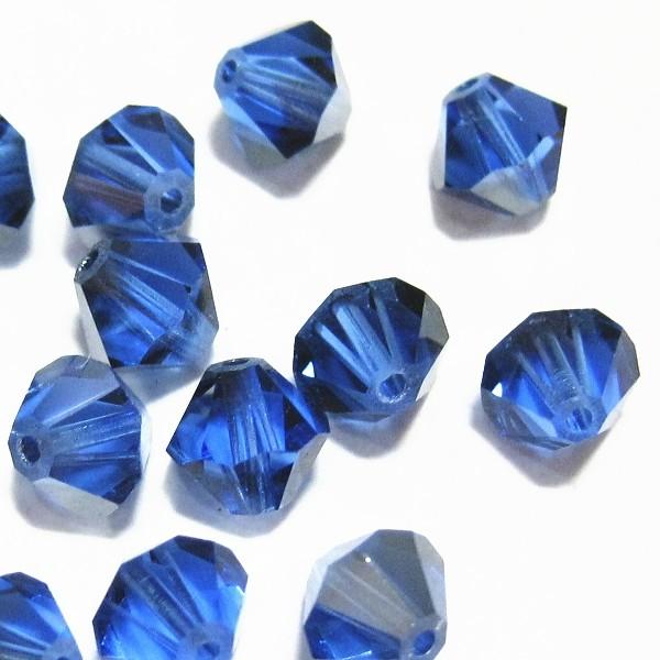 2546-SB6SA-S スワロフスキー 6mmソロバン サファイア・サテン