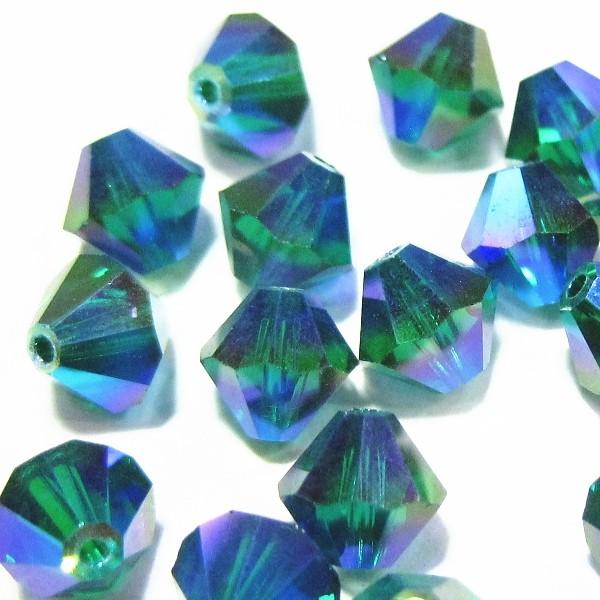 2586-SB6EM-AB2X スワロフスキー 6mmソロバン エメラルド