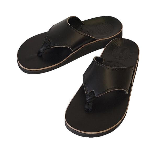 サンダルマン THE SANDALMAN EACH WIDE CHROMEXCEL BLACK ビーチワイド メンズ レザー トング サンダル アメリカ製 2026年 新入荷商品