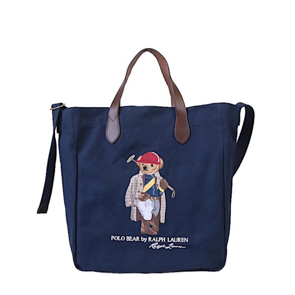 ポロベア カウボーイ トートバッグ ラルフローレン キャンバストート 刺繍 ポロベア カウボーイ トートバッグ ラルフローレン キャンバストート