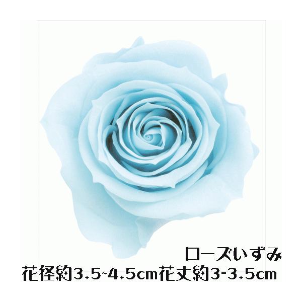 ローズ いずみ ベビーブルー 1輪 プリザーブドフラワー バラ 花材 大地農園 ドライフラワー スモールフラワー 花材 花 Atelier memi アトリエメミ