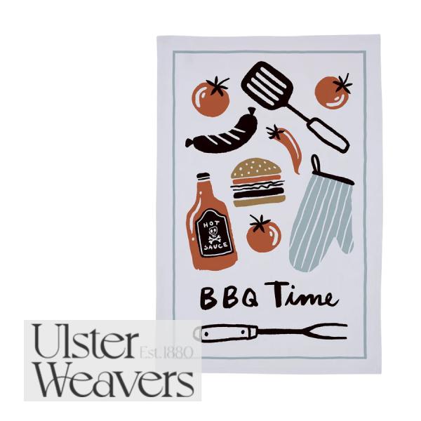 アルスターウィーバーズ ULSTER WEAVERS コットンティータオル バーベキュータイム BBQ Time キッチンクロス タペストリー マルチカラー イギリス製