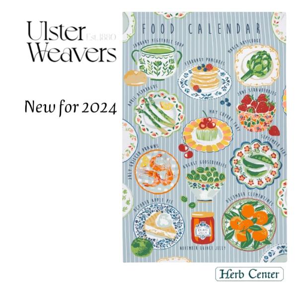 アルスターウィーバーズ ティータオル コットン フードカレンダー Food Calendar イギリス キッチンクロス 布巾 水切り タペストリー
