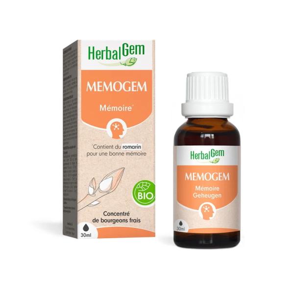 ハーバルジェム メモジェム 30ml 人間用 ジェモエッセンス 記憶力 認知力サポート MEMOGEM BIO 正規輸入品