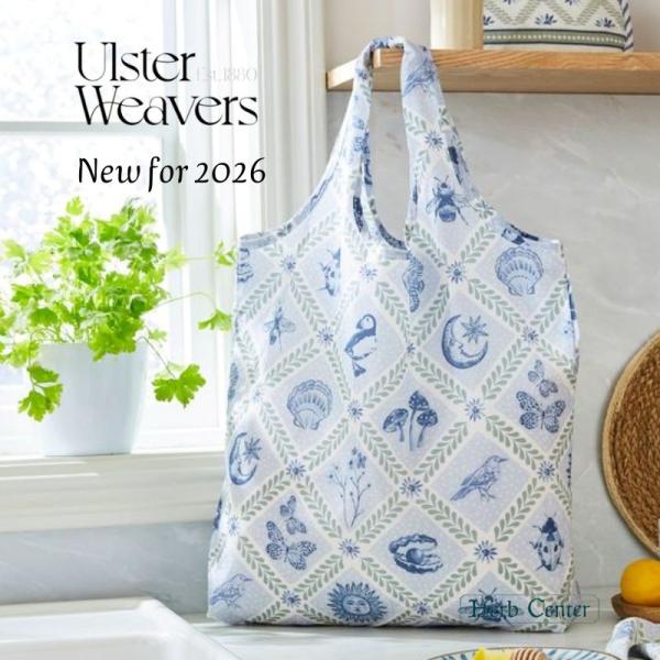 アルスターウィーバーズ エコバッグ 2026年新作 コースタル トレジャーズ Coastal Treasures Ulster Weavers 折りたたみ ロールアップ 貝殻柄 軽量 647CTTR