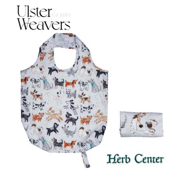 ULSTERWEAVERS エコバッグ Dog Days イヌ アルスターウィーバーズ 正規品 折りたたみ ロールアップ ショッパー