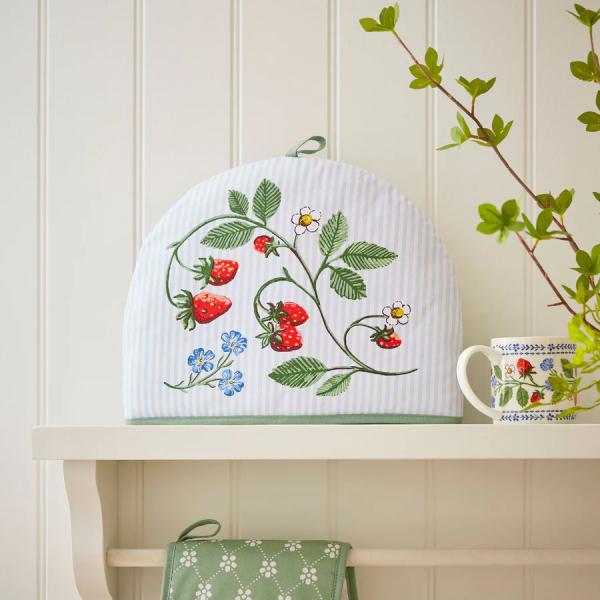 Ulster Weavers アルスターウィーバーズ  ティーコージー Strawberry Patch  ストロベリーパッチ いちご畑 苺 ティーポットカバー 正規輸入品 7STPH04