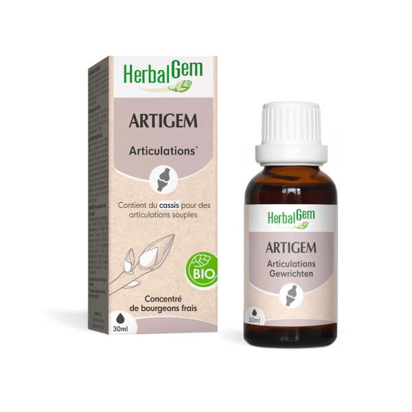 濃縮ジェモセラピー ハーバルジェム アーティジェム 30ml 人間用 ジェモエッセンス ひざ 関節 結節の不快感ケア ARTIGEM BIO 正規輸入品