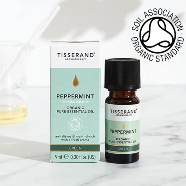 ペパーミント 精油 OG 9ml ティスランド オーガニック エッセンシャルオイル  ピュア 100% 有機 TISSERAND 英国No.1精油ブランド 認証ヴィーガン