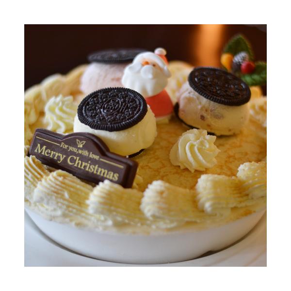 クリスマス アイスケーキ ・ キャラメル クレープ 6号