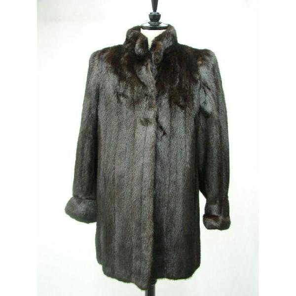 ミンク ファー コート スカンブラック : エルベートブルーレーベル