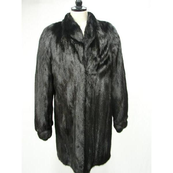 ミンク ファー コート ブラック : エルベートブルーレーベル - 通販