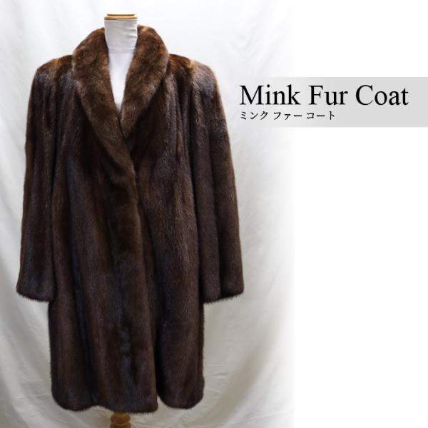 超特！！美品！マボガニーミンクブラウン 毛皮 ロングコート ミンク ファー コート マホガニー レディース ギフト プレゼント 爆買