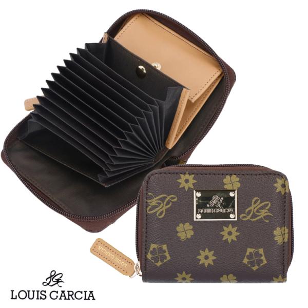 ルイガルシア ラウンド ジャバラ 二つ折り ミニ財布 4445 レディース LOUIS GARCIA