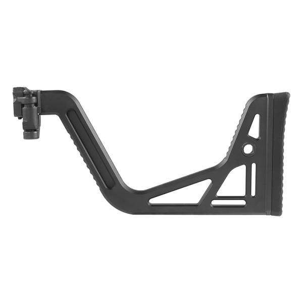 5KU バイザーストック (ピカティニー/20mmレール対応) BK : ミリタリー