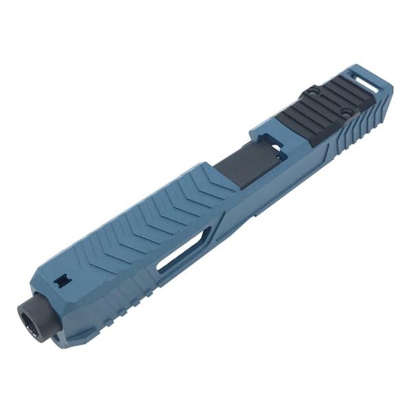Airsoft Artisan DWS�^�C�v�X���C�h/�A�E�^�[�o�����Z�b�g (Licensed/�����}���C G17�Ή�) Blue Titanium Cerakote