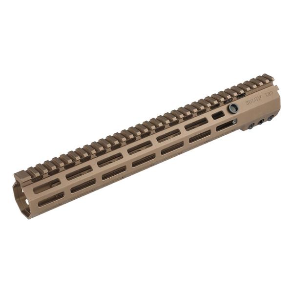 Airsoft Artisan SOLGW L89 タイプ 13.75インチ M-LOK ハンドガード DE(AEG/MWS/GBB/PTW)