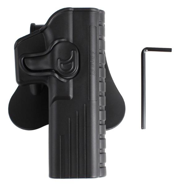 Amomax Glock エアソフトホルスター 右用・パドル/Black (G34 Amomax Glock エアソフトホルスター 右用・パドル/Black (G34