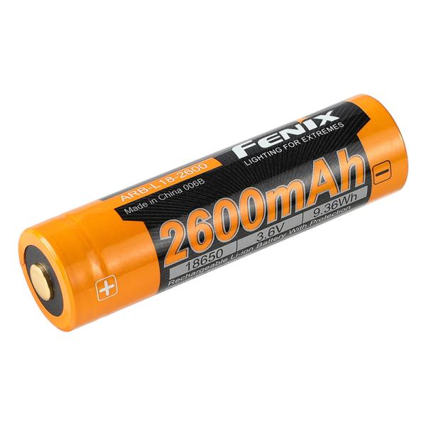 FENIX(フェニックス) ARB-L18-2600 2600mAh/3.6V 充電式 18650