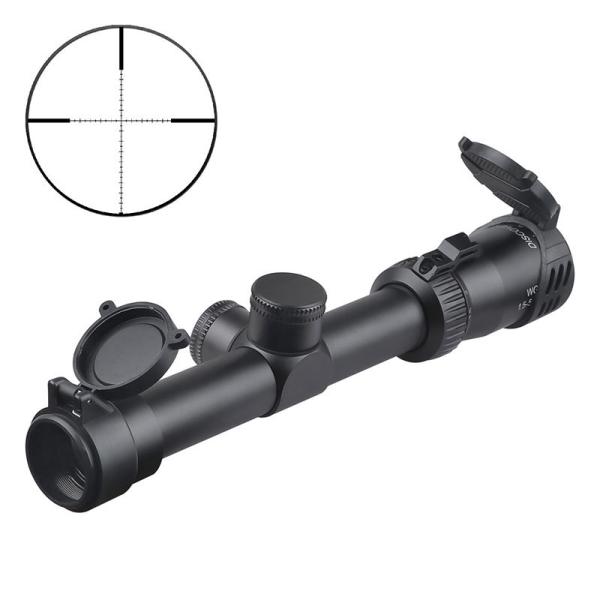 DISCOVERY WG 1.5-5X24 ショートスコープ ブラック BK Black 20mm