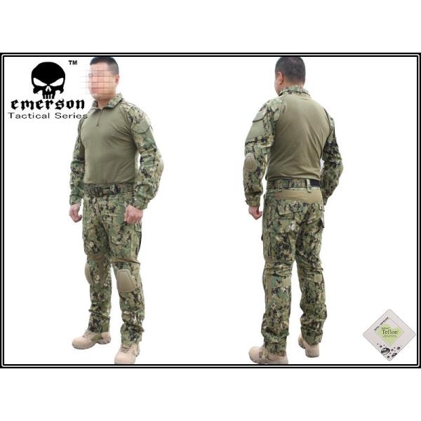 EMERSON CRYE コンバットタイプ 迷彩服 BDU AOR2 Sサイズ : ミリタリー