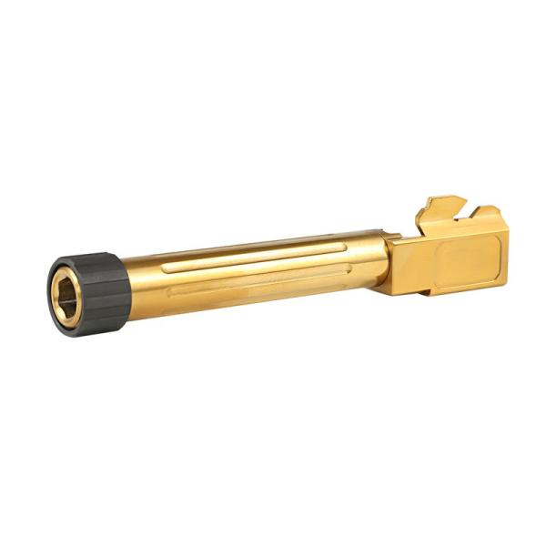 ACE1 ARMS Glock17 Line fluted �^�N�e�B�J���A�E�^�[�o���� Tin-Gold (14mm�t�l�W/�����}���C�Ή�)