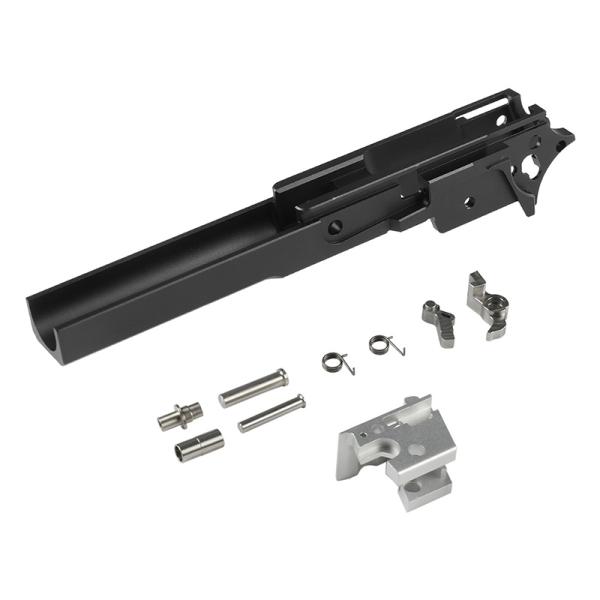 5KU CNCアルミ削り出し 4.3インチ ミドルフレーム Type1 Black (東京