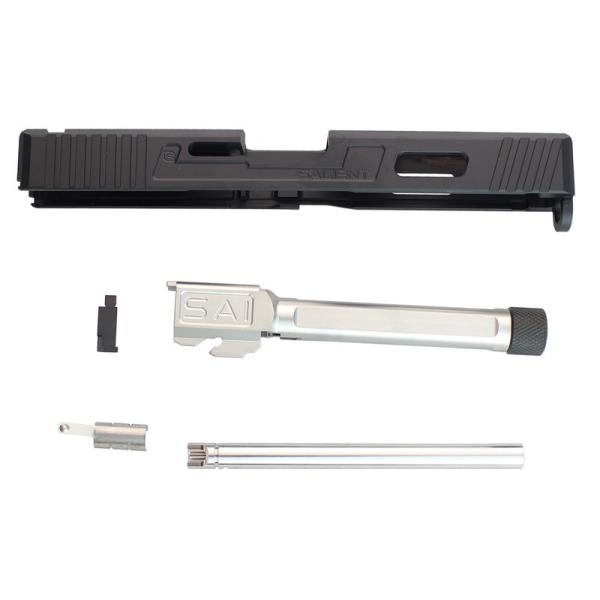 Guns Modify SAI�^�C�v CNC�A���~�X���C�h/4 Fluted Nitride Silver�X���b�h�o�����Z�b�g �����}���CG17�Ή�