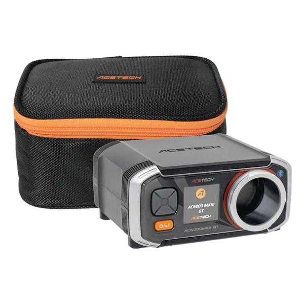 AC6000 BT PremiumはスマートフォンのBluetoothとの接続も可能な高精度・高性能のエアソフト用弾速計です。 プレミアムバージョンとして、専用ナイロンケースが付属し、弾速計にはより強度の高いアルミチューブが使用されています...