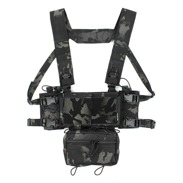 新品　PEW Tactical チェストリグ マルチカムブラック　サバゲー hercules-gear_pt-vt01-mcbk