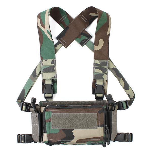 Pew Tactical製 D3CRM タイプチェストリグ PEW Tactical HSPスタイル D3CRMチェストリグ ウッドランド