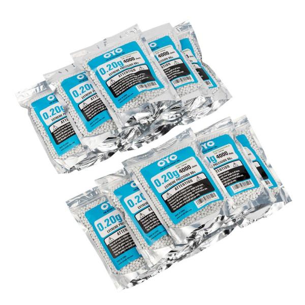 最安値に挑戦！】 12袋セット！CYC精密バイオBB弾 0.2g 4000発入(生